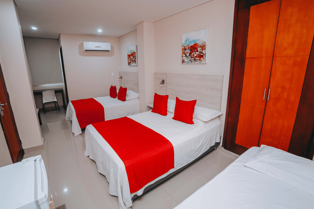 Habitacion twin hotel Seven